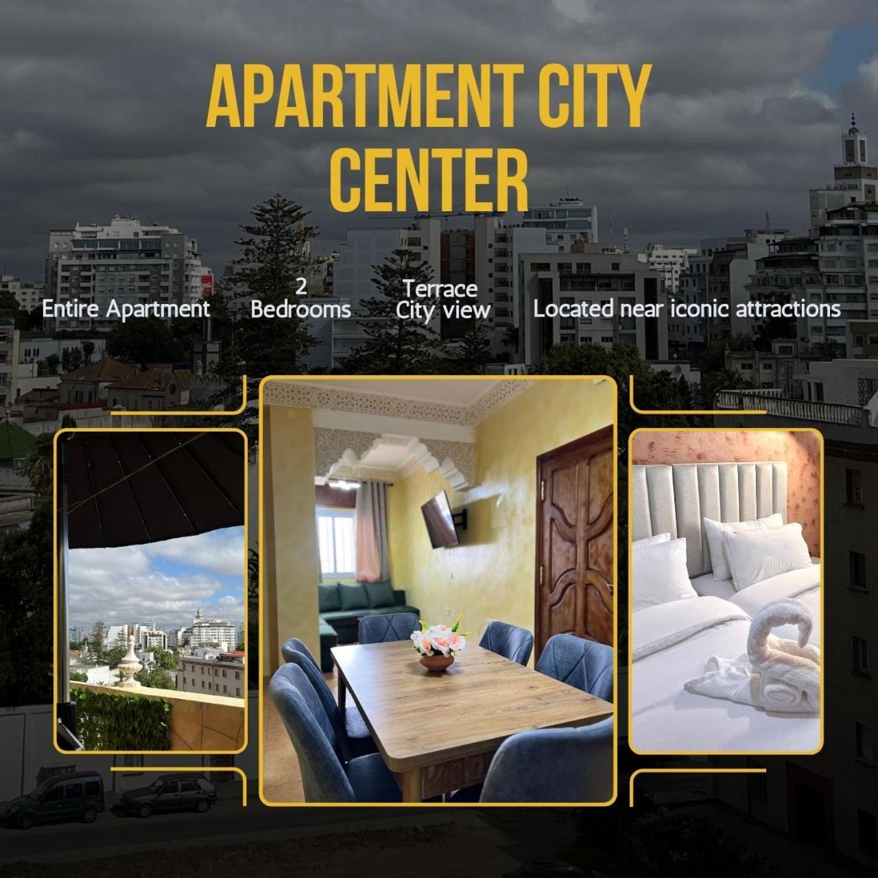Apartment City Center Panoramic View Terrace N21 Tangier Exterior photo